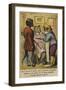 Sir Claude Scratch Calls on Frizzle Frog the Barber-null-Framed Giclee Print