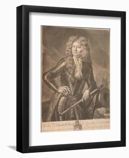 Sir Cloudesley Shovell, Admiral, 1723-John Faber-Framed Premium Giclee Print