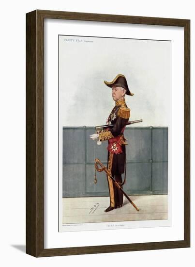 Sir Compton Domville, VF-Leslie Ward-Framed Art Print