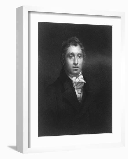 Sir David Brewster, Scottish Physicist, 1800S-William Holl II-Framed Giclee Print
