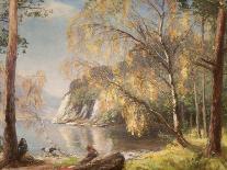 Ullswater, Silver and Gold, 1917-Sir David Murray-Framed Giclee Print