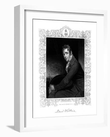 Sir David Wilkie, Scottish Painter, 19th Century-H Robinson-Framed Giclee Print