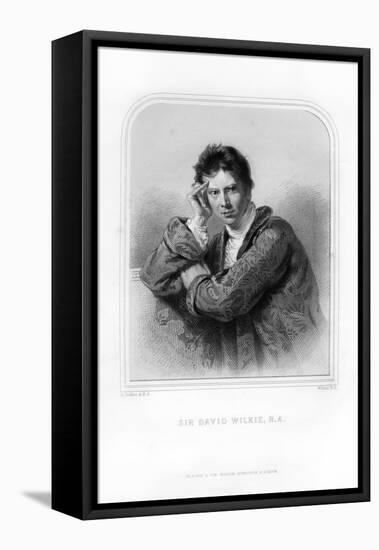 Sir David Wilkie, Scottish Painter-William Holl II-Framed Stretched Canvas