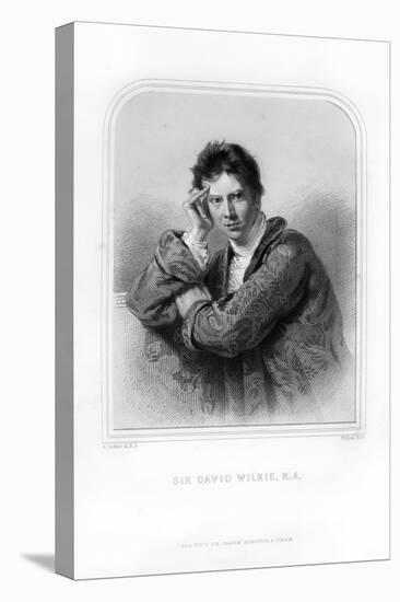 Sir David Wilkie, Scottish Painter-William Holl II-Stretched Canvas