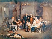 The Blind Fiddler-Sir David Wilkie-Giclee Print