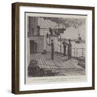 Sir E Satow Received by Captain Burke on Board HMS Orlando at Wusung-Henry Charles Seppings Wright-Framed Giclee Print