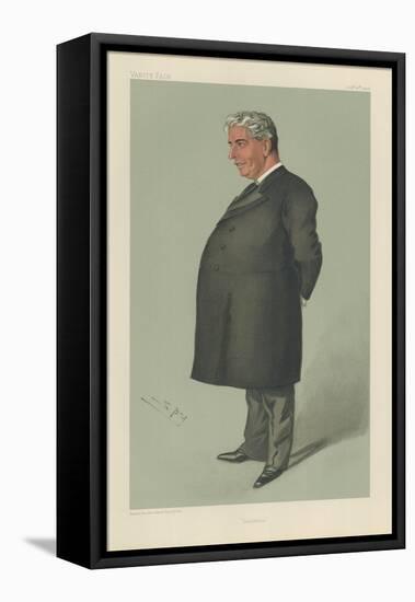 Sir Edmund Barton-Sir Leslie Ward-Framed Stretched Canvas