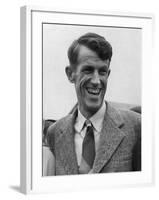 Sir Edmund Hillary, Portrait, Returning from the Everest Expedition-null-Framed Photographic Print