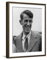 Sir Edmund Hillary, Portrait, Returning from the Everest Expedition-null-Framed Photographic Print