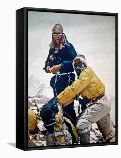 Sir Edmund Hillary-null-Framed Stretched Canvas