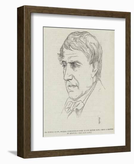 Sir Edmund Lyons, Admiral Commanding-In-Chief of the British Navy-Frederick John Skill-Framed Giclee Print