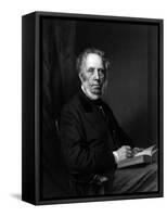 Sir Edward Baines, Newspaper Editor and MP for Leeds-W Holl-Framed Stretched Canvas