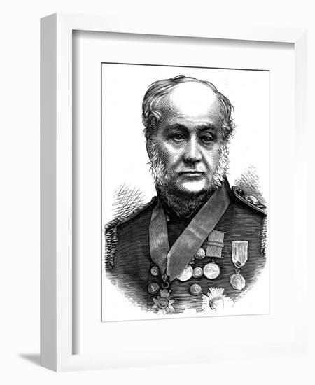 Sir Edward Belcher, British Naval Officer-null-Framed Art Print