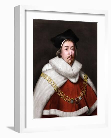 'Sir Edward Coke', c16th century, (1904)-Cornelius Janssen van Ceulen-Framed Giclee Print