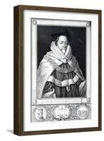 Sir Edward Coke, Engraved by Thomas Trotter, 1792-C. Jansen-Framed Giclee Print