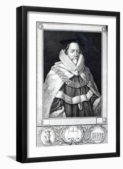 Sir Edward Coke, Engraved by Thomas Trotter, 1792-C. Jansen-Framed Giclee Print