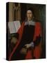 Sir Edward Coke, Recorder of London, 1615-Gilbert Jackson-Stretched Canvas
