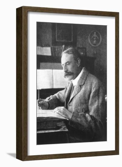 Sir Edward Elgar, (1857-193), English Composer, Late 19th-Early 20th Century-null-Framed Giclee Print