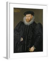 Sir Edward Grimston (1529-1610) as a Young Man-Robert, the Elder Peake-Framed Giclee Print