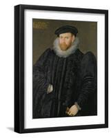 Sir Edward Grimston (1529-1610) as a Young Man-Robert, the Elder Peake-Framed Giclee Print