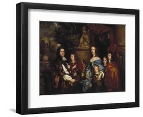 Sir Edward Hales and His Family, 1656-Peter Lely-Framed Giclee Print