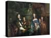 Sir Edward Hales (D.1695) and His Family, C.1656-Sir Peter Lely-Stretched Canvas