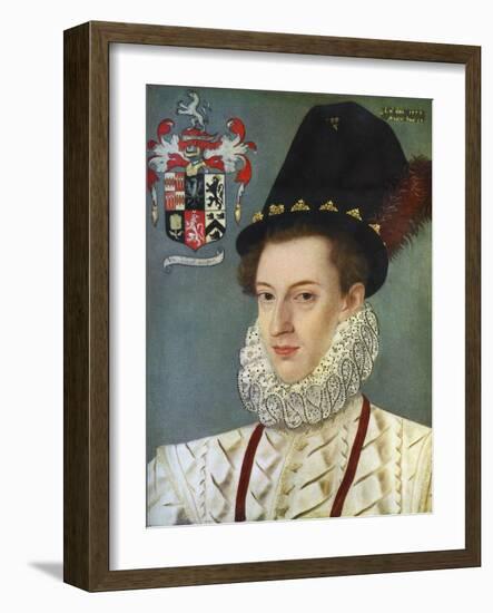 Sir Edward Hoby, (1560-161)-null-Framed Giclee Print