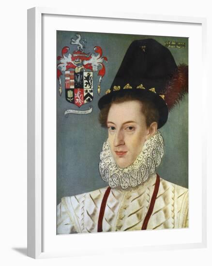 Sir Edward Hoby, (1560-161)-null-Framed Giclee Print