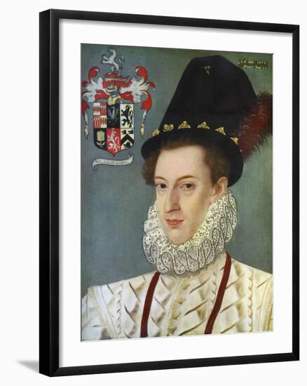 Sir Edward Hoby, (1560-161)-null-Framed Giclee Print