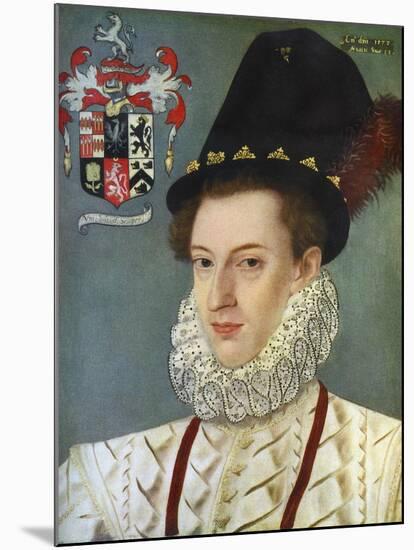 Sir Edward Hoby, (1560-161)-null-Mounted Giclee Print