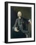 Sir Edward Lloyd, 1750 (Oil on Canvas)-Richard Wilson-Framed Giclee Print