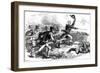 Sir Edward Pakenham Leading the Attack on New Orleans, 1815-Hooper-Framed Giclee Print