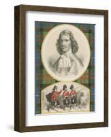 Sir Ewen Cameron of Locheil. The Seventy-Ninth, 'Or Cameron Highlanders.'-English School-Framed Giclee Print