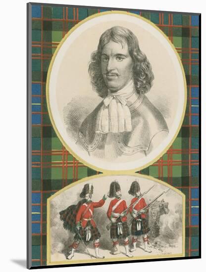 Sir Ewen Cameron of Locheil. The Seventy-Ninth, 'Or Cameron Highlanders.'-English School-Mounted Giclee Print