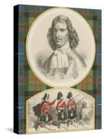 Sir Ewen Cameron of Locheil. The Seventy-Ninth, 'Or Cameron Highlanders.'-English School-Stretched Canvas