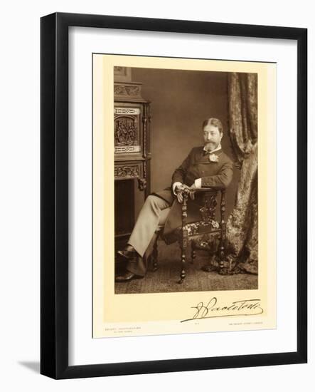 Sir Francesco Paolo Tosti (1847-1916), Song Composer, Portrait Photograph-Stanislaus Walery-Framed Photographic Print