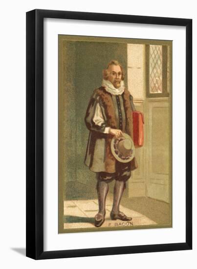 Sir Francis Bacon, English Philosopher and Author-null-Framed Giclee Print