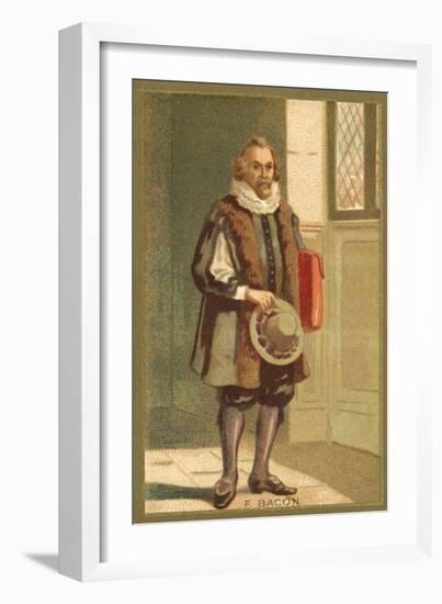 Sir Francis Bacon, English Philosopher and Author-null-Framed Giclee Print