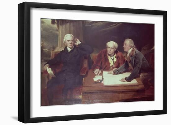 Sir Francis Baring, Banker and Director of the East India Company, with His Associates-Thomas Lawrence-Framed Giclee Print