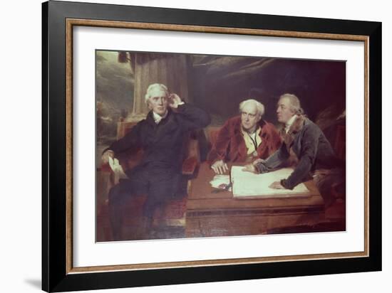 Sir Francis Baring, Banker and Director of the East India Company, with His Associates-Thomas Lawrence-Framed Giclee Print