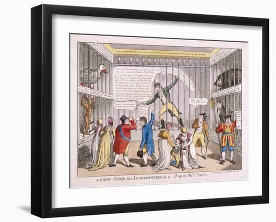 Sir Francis Burdett's Imprisonment in the Tower of London, 1810-C Williams-Framed Giclee Print