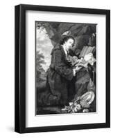 Sir Francis Dashwood Worshipping Venus-George Knapton-Framed Giclee Print