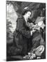 Sir Francis Dashwood Worshipping Venus-George Knapton-Mounted Giclee Print