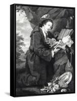 Sir Francis Dashwood Worshipping Venus-George Knapton-Framed Stretched Canvas