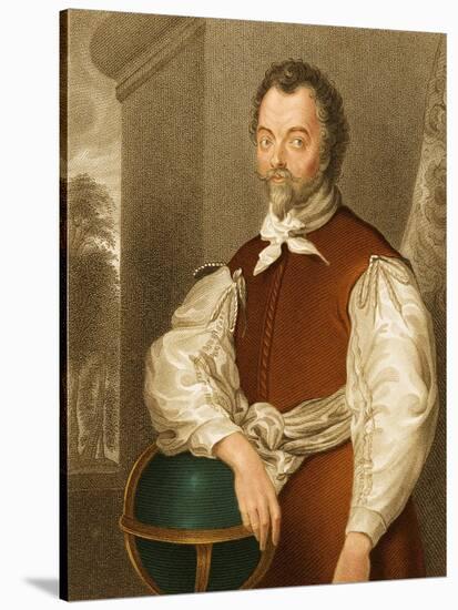 Sir Francis Drake, English Explorer-Science Source-Stretched Canvas