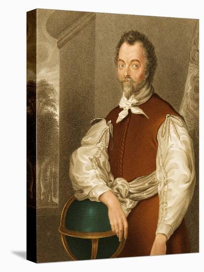 Sir Francis Drake, English Explorer-Science Source-Stretched Canvas