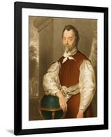 Sir Francis Drake, English Explorer-Science Source-Framed Giclee Print