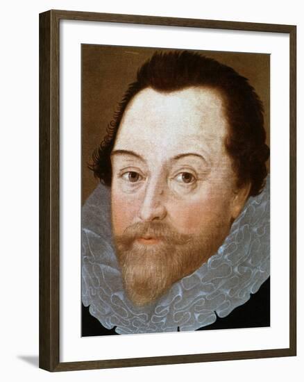 Sir Francis Drake, English Sailor, 1591-Marcus Gheeraerts The Younger-Framed Giclee Print