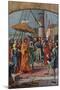 Sir Francis Drake Greeting Eastern Prince-null-Mounted Giclee Print