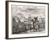 Sir Francis Drake is Honoured by Indians in California-Theodor de Bry-Framed Art Print